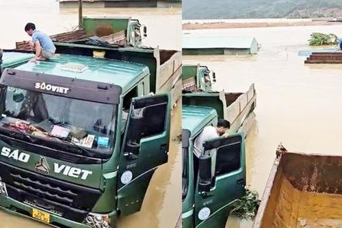40 công nhân cao tốc bị cô lập giữa lũ dữ: Nước lên quá nhanh, chia nhau từng gói mì tôm