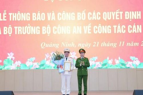Thiếu tướng Nguyễn Tiến Trung làm Giám đốc Công an tỉnh Quảng Ninh