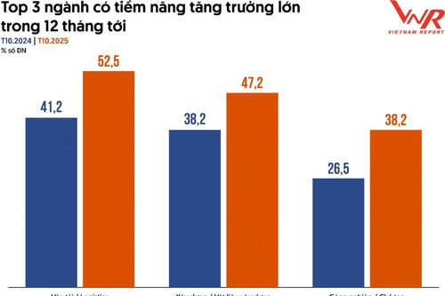 Top 3 ngành có tiềm năng tăng trưởng mạnh trong năm tới