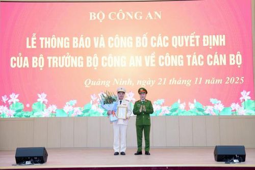 Thiếu tướng Nguyễn Tiến Trung giữ chức Giám đốc Công an tỉnh Quảng Ninh