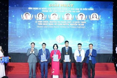 Trao giải cho 40 đề tài xuất sắc tại Hội thi Sáng tạo Kỹ thuật thành phố Huế