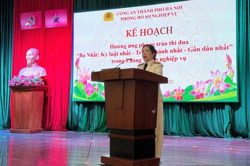 Phòng Hồ sơ nghiệp vụ lan tỏa phong trào thi đua 'Ba nhất'