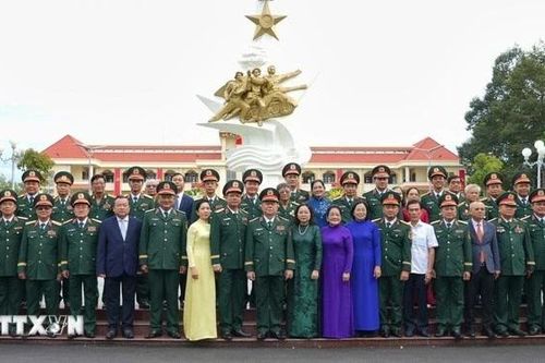 Đại tướng Nguyễn Trọng Nghĩa dự lễ kỷ niệm 60 năm Ngày truyền thống Sư đoàn 5, Quân khu 7