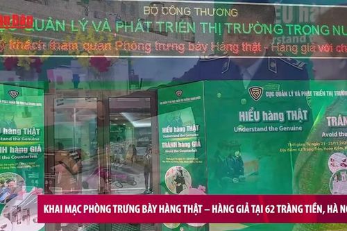 Khai mạc phòng trưng bày hàng thật – hàng giả tại 62 Tràng Tiền, Hà Nội