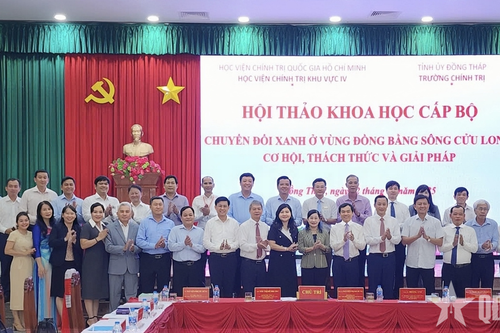 Đồng Tháp: Chuyển đổi xanh ở vùng Đồng bằng sông Cửu Long