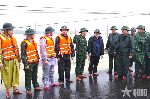 Bộ tư lệnh Bộ đội Biên phòng kiểm tra, chỉ đạo khắc phục mưa lũ tại Đắk Lắk