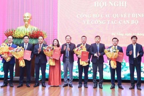 Thành phố Đà Nẵng điều động, bổ nhiệm nhiều cán bộ lãnh đạo chủ chốt