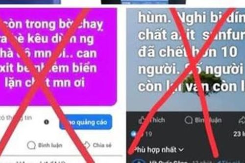 Thông tin bịa đặt gây hoang mang vùng lũ