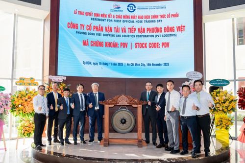PVT Logistics chính thức niêm yết trên HOSE