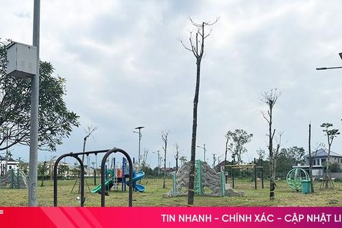 Nhếch nhác tiểu công viên hồ Bình Lạng ở phường Bắc Hồng Lĩnh
