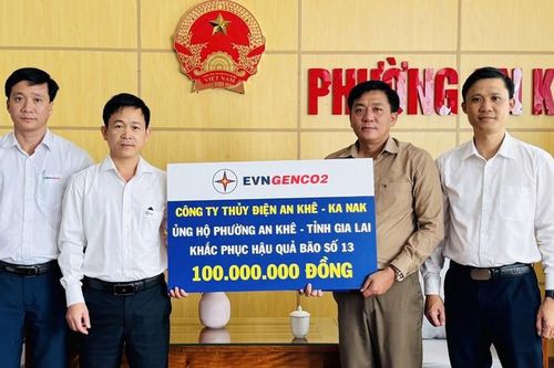 Công ty Thủy điện An Khê - Ka Nak dành gần 1 tỷ đồng cho các hoạt động an sinh