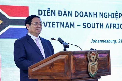 Thủ tướng kêu gọi doanh nghiệp Việt Nam – Nam Phi 'gặp gỡ - kết nối – hành động - ra sản phẩm'