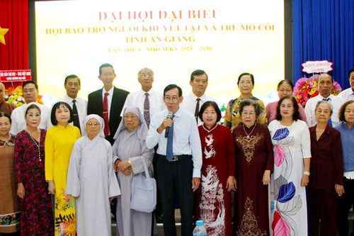 Ông Trương Minh Thuần tái đắc cử Chủ tịch Hội Bảo trợ Người khuyết tật và trẻ mồ côi tỉnh An Giang