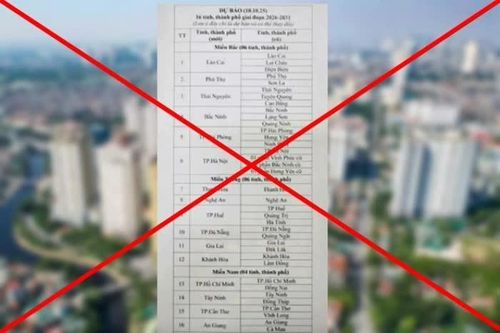 Bộ Nội vụ thông tin chính thức về thông tin tiếp tục sáp nhập tỉnh, thành