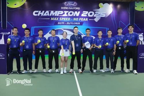 Hơn 300 vận động viên tham gia tranh tài Giải Pickleball Đồng Nai Ford - Champion 2025
