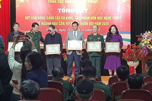 Trao giải cuộc thi sáng tác ca khúc, tác phẩm văn học nghệ thuật, ngành Hậu cần, Kỹ thuật Quân đội năm 2025