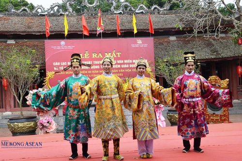 Đưa nghệ thuật và văn hóa truyền thống đến Văn miếu Mao Điền ở Hải Phòng