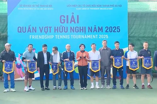 Tăng cường đoàn kết quốc tế qua giải quần vợt hữu nghị