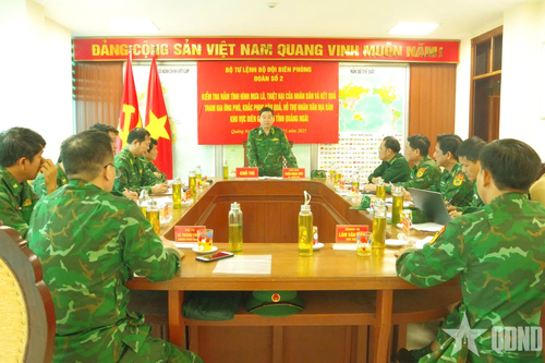 Bộ đội Biên phòng tỉnh Quảng Ngãi sẵn sàng hỗ trợ các địa phương khắc phục hậu quả mưa lũ