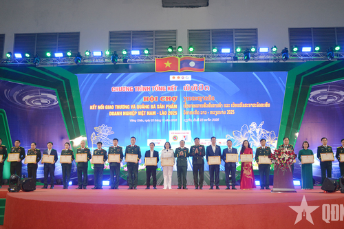 Hội chợ kết nối giao thương Việt Nam-Lào thành công rực rỡ