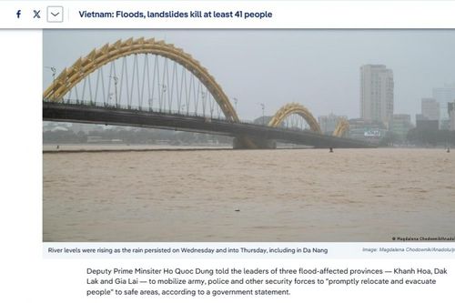 Truyền thông quốc tế đánh giá cao nỗ lực ứng phó, tinh thần đoàn kết khắc phục thiên tai của Việt Nam