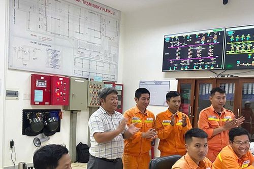 Đóng điện Kháng bù ngang 500kV tại TBA 500kV Pleiku 2 - Bước tiến quan trọng tối ưu vận hành lưới điện truyền tải quốc gia