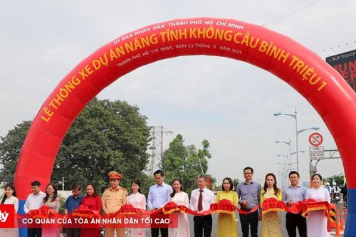 Cầu Bình Triệu 1 thông xe sau hơn 9 tháng thi công nâng tĩnh không
