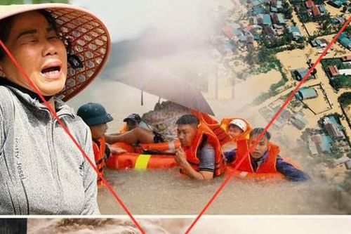 Bộ Công an cảnh báo về tin giả, video AI ngụy tạo mưa lũ miền Trung