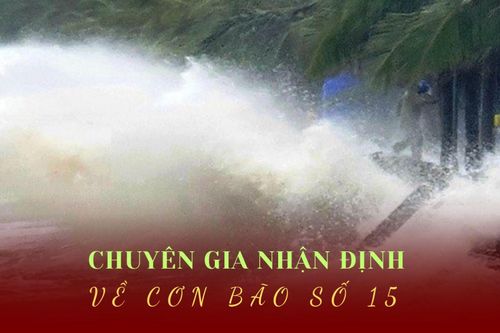 Chuyên gia nhận định gì về cơn bão số 15 có thể gây mưa lớn Nam Trung Bộ?