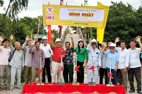 UBND xã Cô Tô khởi công xây cầu Bình Phát (cầu Tuệ Tâm 503)