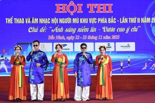 Sôi nổi Ngày hội Thể thao và Âm nhạc dành cho người mù khu vực phía Bắc lần thứ II năm 2025