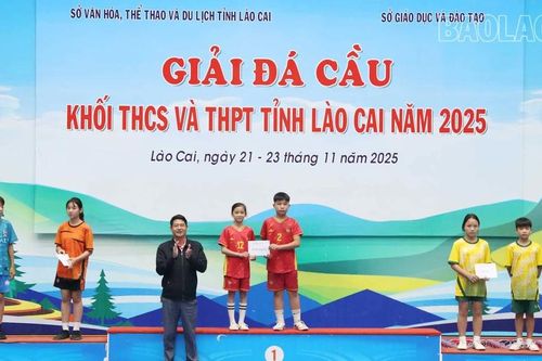 Bế mạc Giải Đá cầu khối THCS - THPT tỉnh Lào Cai năm 2025