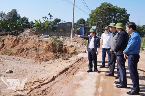 Đẩy nhanh tiến độ tuyến đường kết nối và chuẩn bị khánh thành Sân vận động Thái Nguyên
