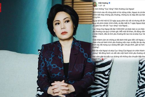 Việt Hương viết tâm thư 'dừng chân' sau cú hit 82 tỷ đồng