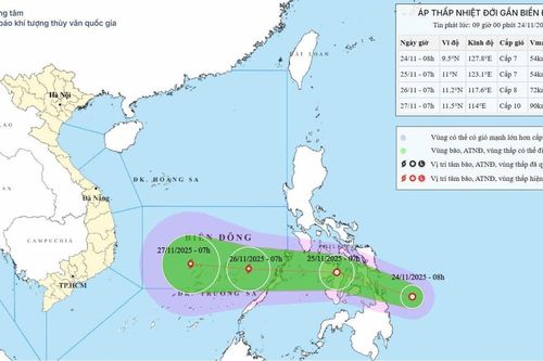 Biển Đông sắp đón bão 15, hướng về Bình Định - Bình Thuận cũ