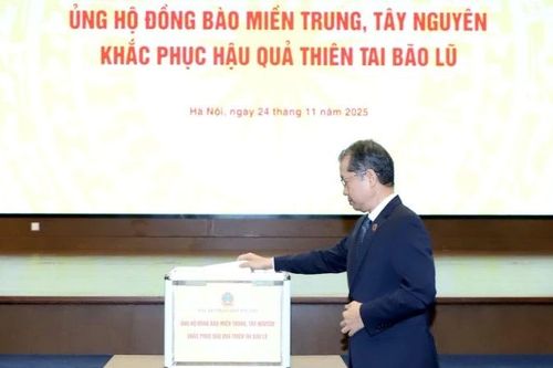Tòa án nhân dân tối cao phát động ủng hộ đồng bào miền trung, Tây Nguyên