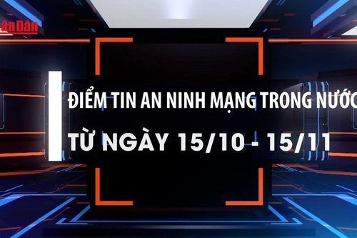 Điểm tin an ninh mạng trong nước từ ngày 15/10 - 15/11