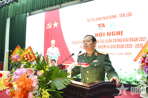Bộ tư lệnh Pháo binh-Tên lửa: Công tác quần chúng giai đoạn 2021-2025 phát triển toàn diện, vững chắc
