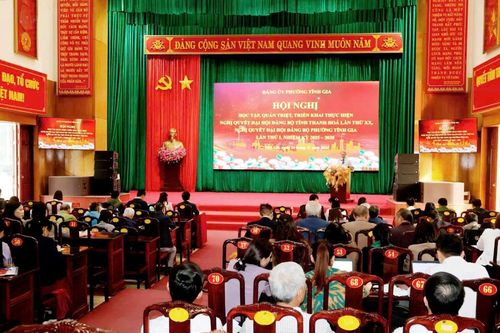 Phường Tĩnh Gia triển khai học tập, quán triệt Nghị quyết Đại hội Đảng bộ tỉnh lần thứ XX và Đảng bộ phường lần thứ I