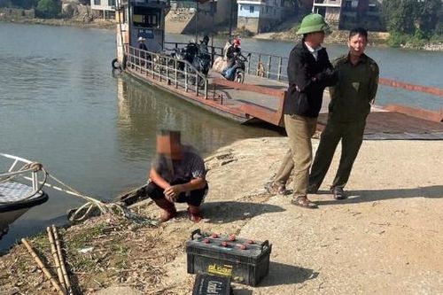 Công an phường Vân Hà xử lý đối tượng sử dụng kích điện đánh bắt thủy sản trái phép trên sông Cầu