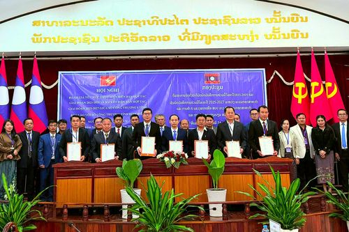 Điện Biên và 6 tỉnh Bắc Lào tăng cường hợp tác lĩnh vực công thương