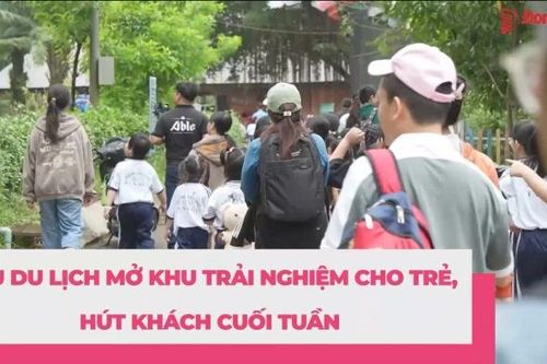 Khu du lịch mở khu trải nghiệm cho trẻ, hút khách cuối tuần