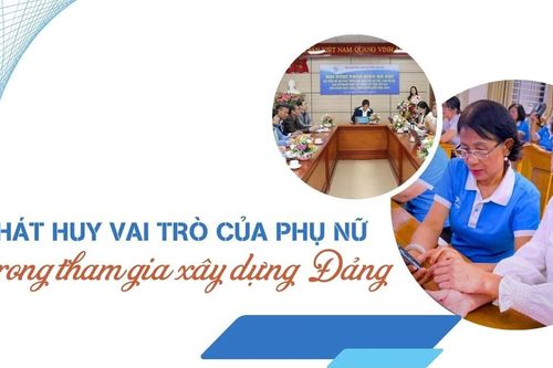 Phát huy vai trò của phụ nữ trong tham gia xây dựng Đảng
