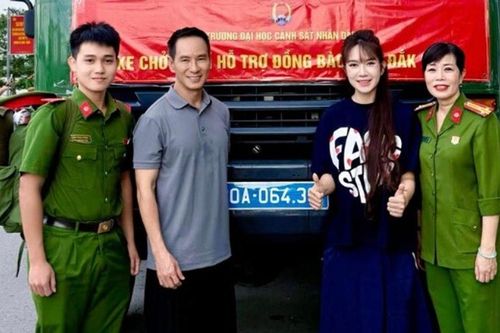 Sao Việt hướng về miền Trung: Lý Hải, Diệp Lâm Anh huy động xe 0 đồng