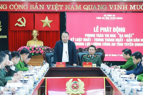 Phát động Phong trào thi đua 'Ba nhất' trong lực lượng Công an tỉnh