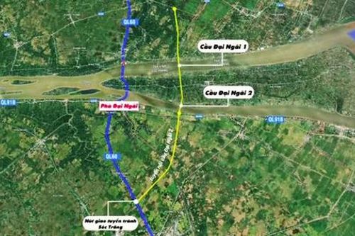 Cầu Đại Ngãi 2 đủ điều kiện thông xe ngày 19/12
