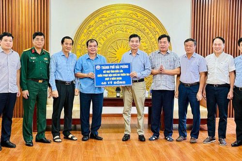 Hải Phòng: Hỗ trợ 40 tỷ đồng và nhu yếu phẩm cho người dân Đắk Lắk ứng phó mưa lũ