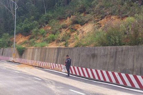 Đèo Prenn Đà Lạt lại xuất hiện sạt trượt nghiêm trọng