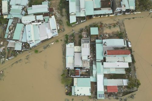 Nước sông Hà Thanh dâng cao, nhiều nơi ở Gia Lai tái ngập