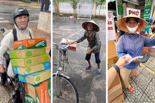 Xúc động những 'chiếc lá rách ít đùm lá rách nhiều' khi miền Trung lũ lụt